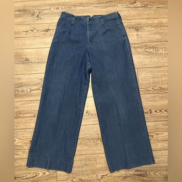 Luxury j Peterman jeans size 12 wide leg oversized flare - Picture 2 of 3